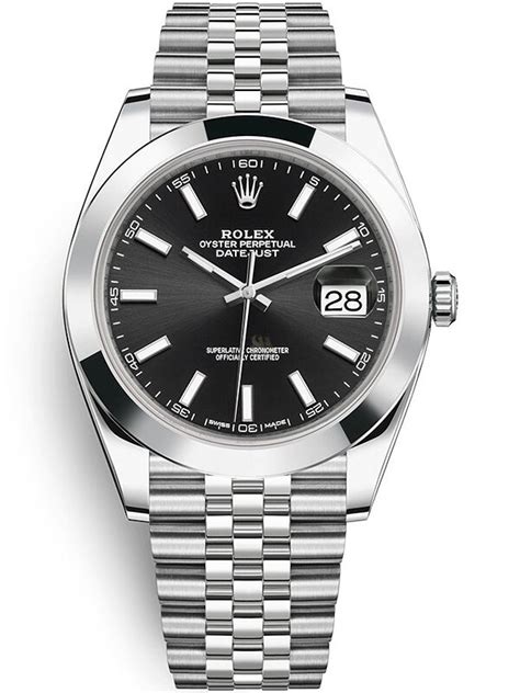 rolex datejust 41 black index|rolex datejust 41 retail price.